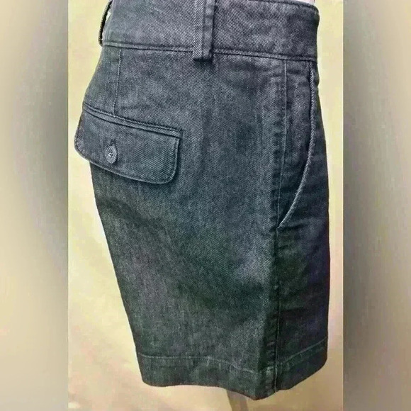 Dockers Women's Denim Jean Shorts Mid Rise Size 14 - Picture 4 of 7